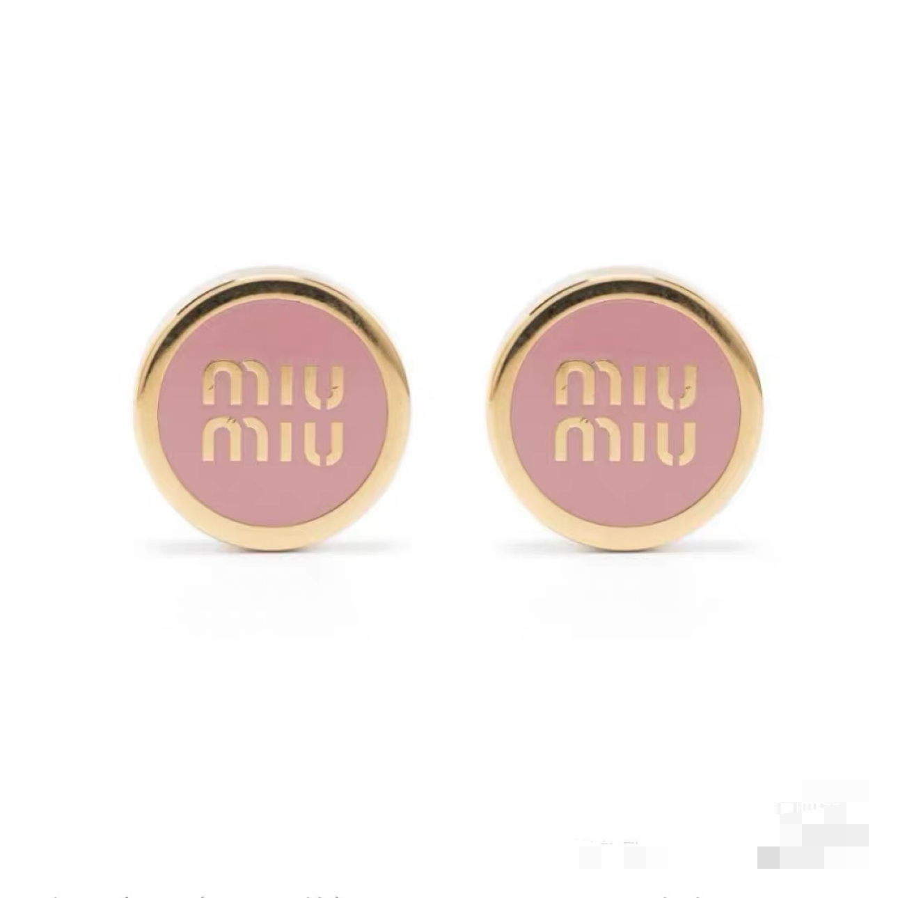 Miu Miu Logo Earrings